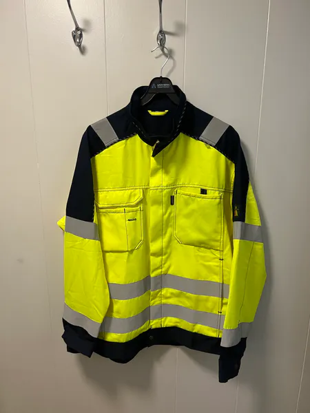 Hovedbilde JAKKE HI VIS KL3 GUL/SVART